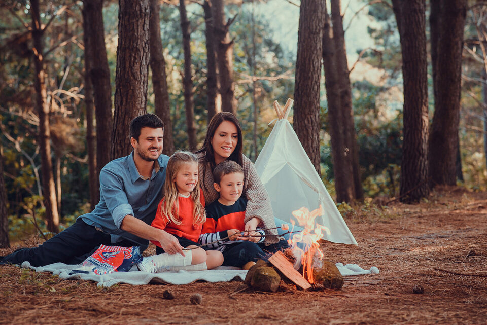 Lorenzo, Luiza, Ana e Junior 